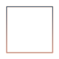 Obraz premium Neon square frame