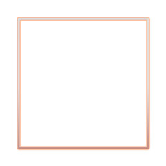 Neon square frame