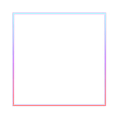 Neon square frame