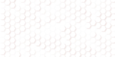 Abstract background with geometric shapes and hexagon pattern. hexagonal abstract white technology background. Vector Illustration