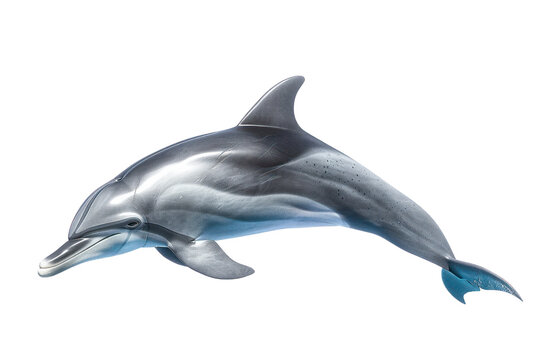 Spinner dolphin on isolated transparent background