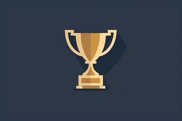 Victory trophy icon.