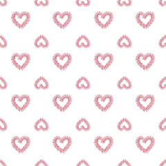 seamless pattern with hearts