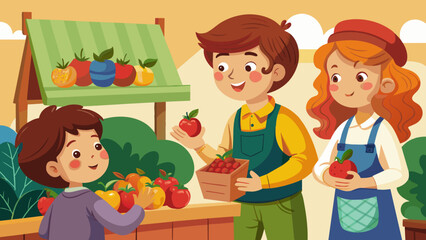 kids-are-buying-apples--vector-drawing--boy-and-gi 