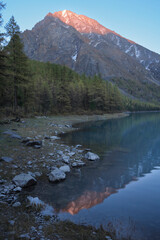 Lake Shavlo, Altai mountains, Siberia, Russia