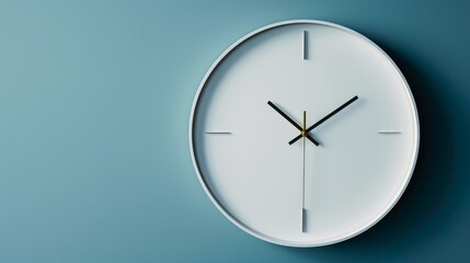 A Modern Minimalist Wall Clock