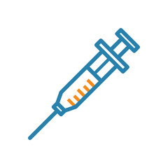 syringe icon design vector template