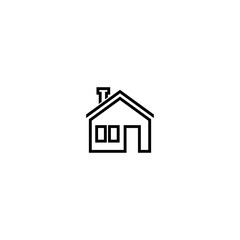 House home icon isolated on white background