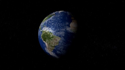 abstract earth with star illustration.