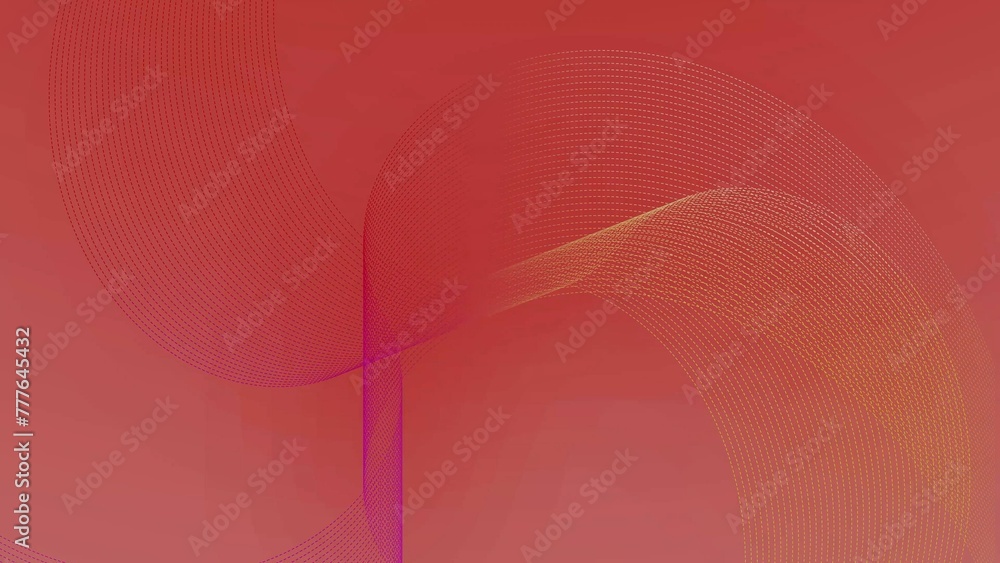 Poster stylized line art. wave element for design. digital frequency track equalizer.