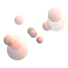 abstract bokeh on transparent, png. Holiday concept, blur bokeh, overlay for your images. Translucent light bokeh.