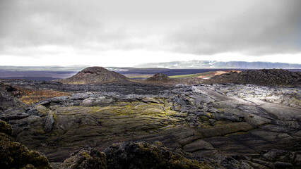 Paysage volcanique d'Islande