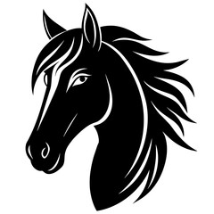 Equine Elegance Horse Head Icon Vector Perfect for Designs