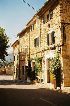 Traditional Mallorcan house in a small town