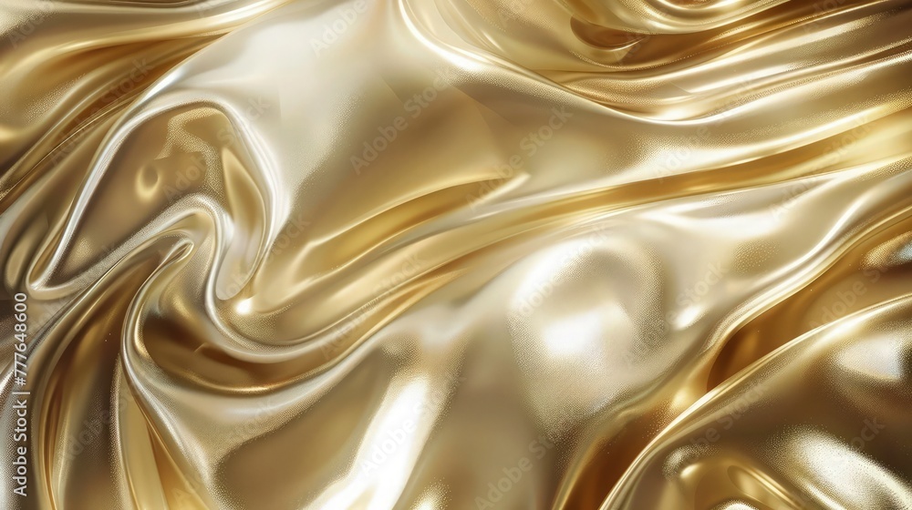 Poster a luxurious and shiny golden background pattern, creating an opulent and elegant banner with a smoot