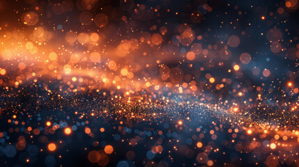 Beautiful sparks shine with special light. Vector sparkles on a transparent background. Christmas...