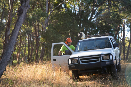 Tradesman with ute
