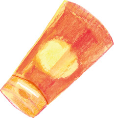 sunscreen bottle  watercolor png