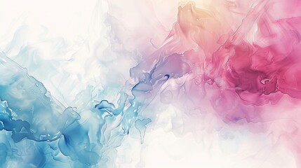 Elegant DSLR in watercolor, highlighting delicate shades on a pure white canvas for generative AI