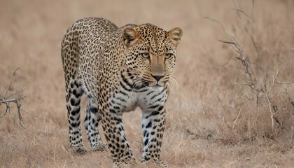 A-Leopard-With-Its-Tail-Held-Low-A-Sign-Of-Concen- 3