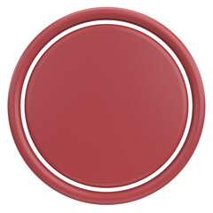 3D Label. Contact Label. 3D illustration.