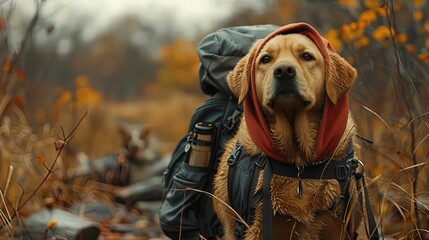 Through acts of bravery and kindness, pet rescue workers navigate treacherous terrain to reunite - obrazy, fototapety, plakaty