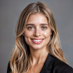 portrait of a smiling woman