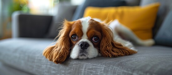 Portrait of cute joyful Boxer , pet dog animal banner with copy space