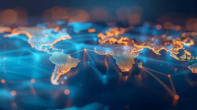 global map, illustrating the broad reach of a simple yet powerful email marketing campaign