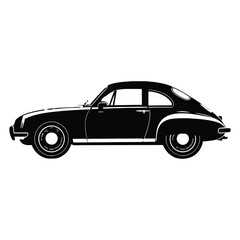 Obraz premium Car restoration Silhouette