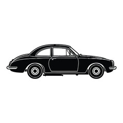 Fototapeta premium Car restoration Silhouette