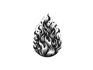 Inferno Ignition: Dynamic Fire Flame Vector Art - Ignite Your Designs with Fiery Energy