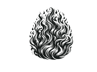 Inferno Ignition: Dynamic Fire Flame Vector Art - Ignite Your Designs with Fiery Energy