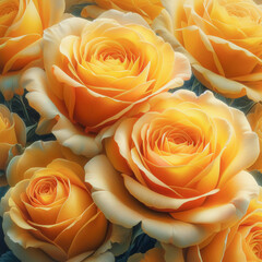 The magnificence of yellow roses: ideal for solemn occasions