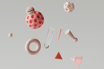 cheerful abstract elements