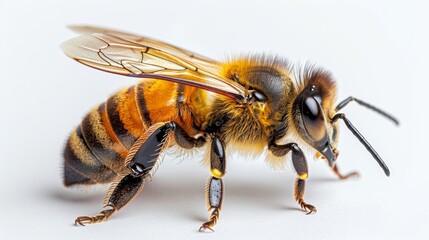 Whimsical Watercolor Honey Bee Illustration for Nursery Decor Generative AI - obrazy, fototapety, plakaty