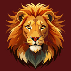 tiger, lion, vector, head, animal, tattoo, face, 