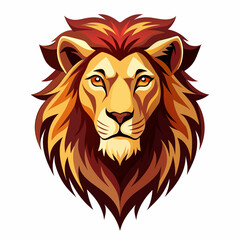tiger, lion, vector, head, animal, tattoo, face, 