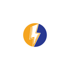 Thunderbolt logo and symbol vector