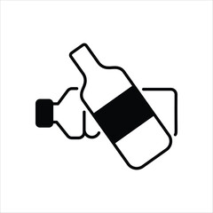 Bottle  Icon editable stock vector icon