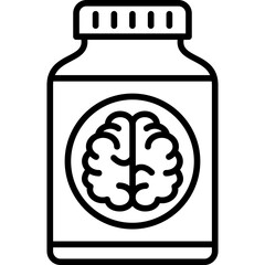 Brain Pills Icon