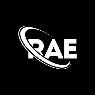 RAE logo. RAE letter. RAE letter logo design. Initials RAE logo linked with circle and uppercase monogram logo. RAE typography for technology, business and real estate brand.