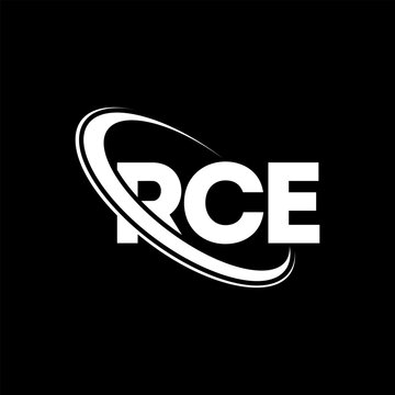 RCE logo. RCE letter. RCE letter logo design. Initials RCE logo linked with circle and uppercase monogram logo. RCE typography for technology, business and real estate brand.