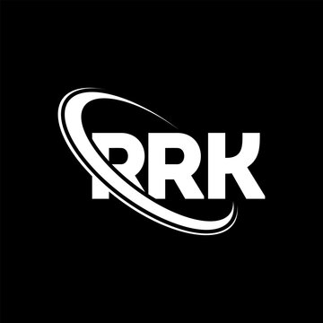RRK logo. RRK letter. RRK letter logo design. Initials RRK logo linked with circle and uppercase monogram logo. RRK typography for technology, business and real estate brand.