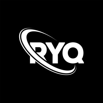 RYQ logo. RYQ letter. RYQ letter logo design. Initials RYQ logo linked with circle and uppercase monogram logo. RYQ typography for technology, business and real estate brand.