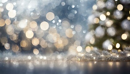 Twinkling Wonderland: Blurred Bokeh Lights of Christmas