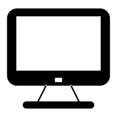 monitor with blank screen