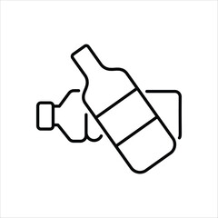 Bottle  Icon editable stock vector icon