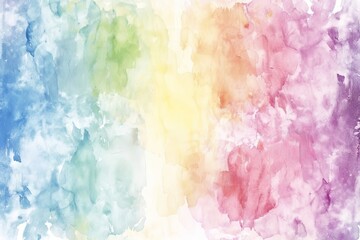 Fototapeta na wymiar Colorful Paint Splatters on White Canvas