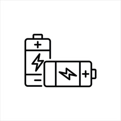 Battery  Icon editable stock vector icon